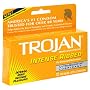 Trojan Condoms, Intense Ribbed Ultrasmooth, Lubricated, 12 Condoms (Pack of 3)