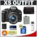 Photo : Canon Digital Rebel XS 10.1MP Digital SLR Camera (Black) + Canon EF-S 18-55mm IS Lens + Spare LP-E5 Battery + 4GB Card + Gadget Bag