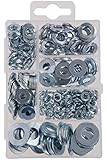 The Hillman Group 591521 Small Flat and Lock Washer Assortment (2 Packs of 270)