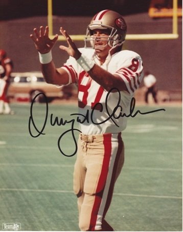 Dwight Clark Autographed/Hand Signed San Francisco 49ers 8x10 Photo