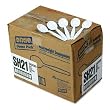 ~:~ DIXIE FOOD SERVICE ~:~ Heavyweight Plastic Soup Spoons, White, 1,000 per Carton