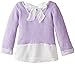 Nannette Little Girls' 2 Piece Fashion Knit Pant Set with French Terry Top