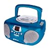 Groov-e GVPS713BE  Boombox Portable CD Player with Radio - Blue