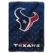 Houston Texans NFL Royal Plush Raschel Blanket (Diamond) (60"x80")