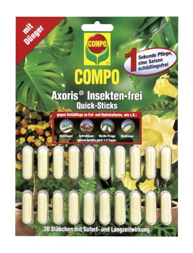 Compo Axoris Insekten-frei 20 Quick-Sticks Stäbchen