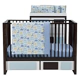 DwellStudio for Target Soho Crib and Combo Collection - Walnut/ Blue