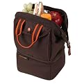 Rachael Ray Double Decker Carrier Lunch Kit - Brown/ Orange