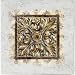 Bronze Element II - Distressed Tile Drink Coasters - Style AERE3