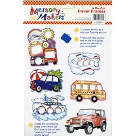 Memory Makers Die-Cut Travel Frames, Set of 6