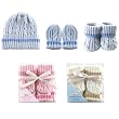 Cableknit Hat, Mitten & Booties Gift Set