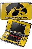 Nintendo 3DS Skin - Iowa Hawkeyes Tigerhawk Black on Gold