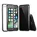 iPhone 7 Plus Case Quirkio - Clear TPU Soft Flexible Silicone Bumper Case Cover Protective Plating Crystal Rubber Transparent Plating Premium Ultra Slim Black (iPhone 7 Plus) (Black)
