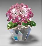 CRYSTAL WORLD Pink Hydrangea