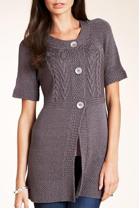 3 Button Longline Knitted Cardigan [T38-1370-S-LCTB]