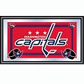 NHL Washington Capitals Framed Team Logo Mirror - 15Lx26W"