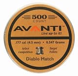 Avanti Select .177cal Lead Pellet Competition Diablo Match Target (200)