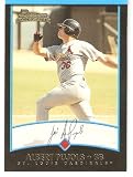 2001 Bowman # 264 Albert Pujols RC - St Louis Cardinals - Rookie Baseball Card - In Protective Display Case! Hard to Find!