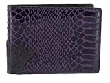 CHRISTIAN AUDIGIER Ed Hardy Mens Snake Print Faux Leather Wallet Billfold Purple Review