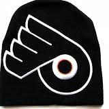 PHILADELPHIA FLYERS Oversized 'HYPE" Embroidered Logo Cuffless Knit Beanie Hat by Reebok
