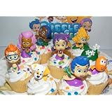 Nickelodeon Bubble Guppies Deluxe Figure Set of 10 Cake Toppers Cupcake Toppers Party Decorations