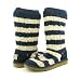 Ugg Classic Tall Stripe Cable Knit Style# 5822 Womens Size: 6 M US