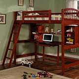 Cherry Finish Study Loft