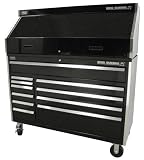 Homak BIG DAWG 60 x 24 x 44 1/2 Black 10 Drawer Roller Cabinet