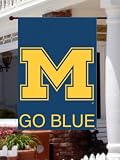 Large House Flag Banner University of Michigan Wolverines