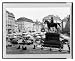 Historic Print (M): [Am Hof, Vienna, Austria, with open air market and equestrian statue in foreground]