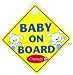 Clippasafe Baby and Child On Board Sign