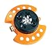 Dramm ColorStorm 9-Pattern Premium Turret Sprinkler With Heavy Duty Metal Base - Orange #15022