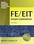 FE/EIT Sample Examinations, 2nd Edition