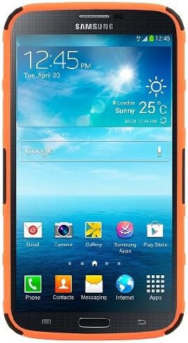 Cell Xcessories CellJoy Samsung Galaxy Mega 6.3 Case Protective [Future Armor] Ultra Fit Dual Protection Cover with Belt Clip Holster for Galaxy Mega 6.3 [Retail Packaged] (Bright Orange)