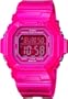 Casio Women's BG5601-4DR Baby-G Square Luminous Color Pink Digital Watch
