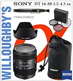 Sony SAL1680Z Carl Zeiss® Vario-Sonnar T DT 16-80mm f/3.5-4.5 Zoom Lens +  ....