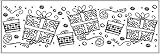 Fiskars 01-005703 Continuous Stamp Wheel Sheet, Gifts Galore