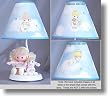 Precious Moments Girl with Sheep Nursery Lamp