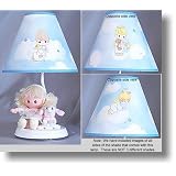 Precious Moments Girl with Sheep Nursery Lamp by 