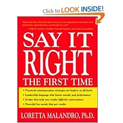 Say It Right the First Time