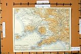 1909 MAP ITALY NAPOLI CAPRI ISCHIA VESUVIO CASERTA
