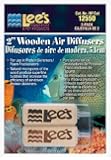 Lee's 2-Inch Wooden Air Diffuser, 2-Pack