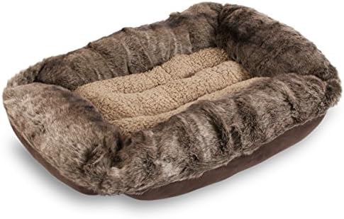 Sofantex Plush Pet Bed (Stripe 04, 25'')