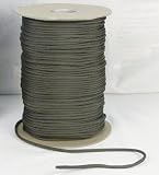 1000' Foot OD Olive Drab Green Parachute Cord Paracord Type III Military Specification 550