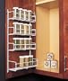 Feeny 4 Tier Spice Rack 13 3/4" Wide White
