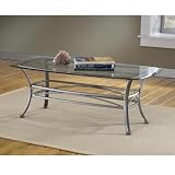 Abbington Rectangle Coffee Table with Glass Top - Hillsdale Furniture - 4885OTC