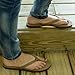 Rainbow Sandals Women's 2 Tone Leather Double Stack Narrow Strap