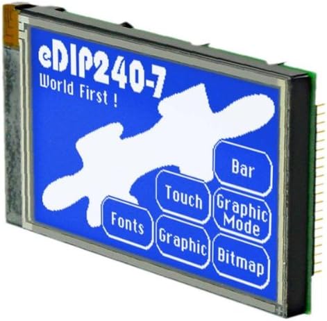 LCD Graphic Display Modules &amp; Accessories Mounting bezel BLK 240x128 Anodized