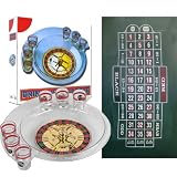 The Spins Drinking Roulette Game Set with Layout - New!
