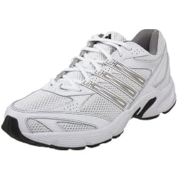 adidas Men's Vanquish 3 Running Shoe,White/Black Silver/Black,8.5 M