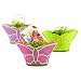 Kate Aspen Butterfly Garden Gift Baskets with Wildflower Seed Packets, Set of 12